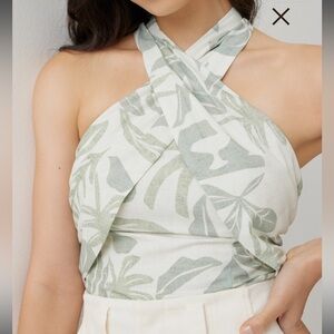 Love Bonito Liezel Halter Top in Tropical Breeze